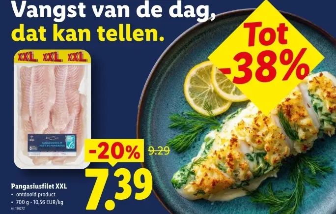 Promotie: Pangasiusfilet XXL