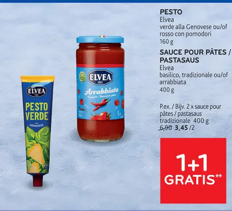 Offre: Pesto / sauce pour pâtes / pastasaus