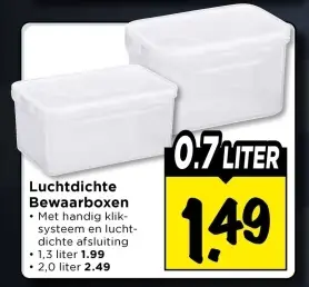 Luchtdichte Bewaarboxen