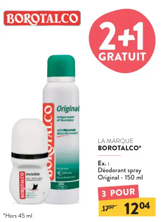 Offre: Déodorant spray Original