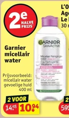 Promotie: micellair water
