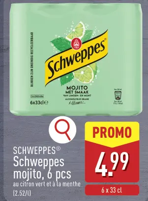 Offre: Schweppes mojito