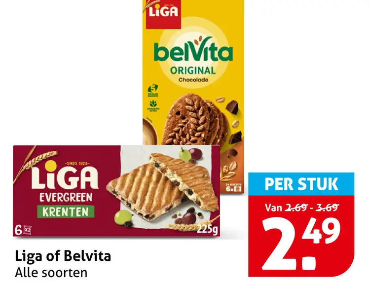 Aanbieding: Liga of Belvita