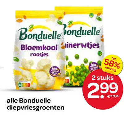 Aanbieding: Bloemkool roosjes, Tuinerwtjes