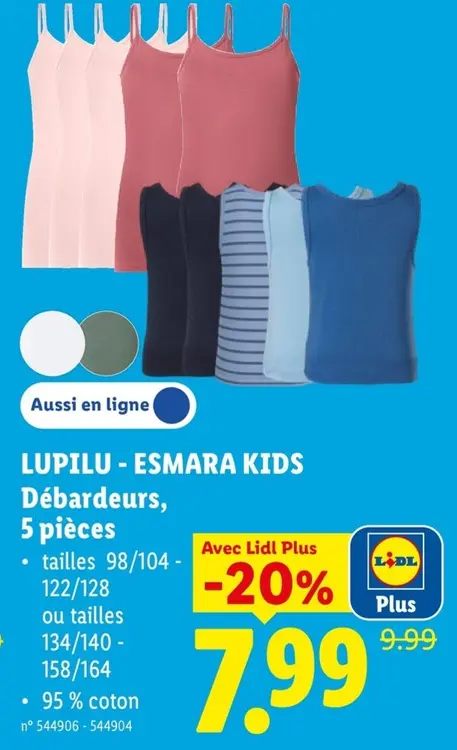 Offre: Débardeurs