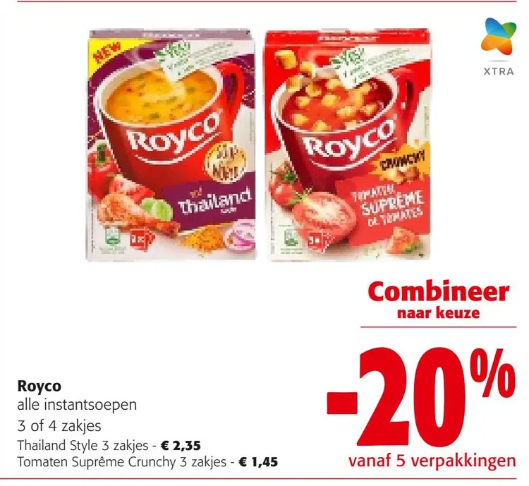 Aanbieding: alle instantsoepen