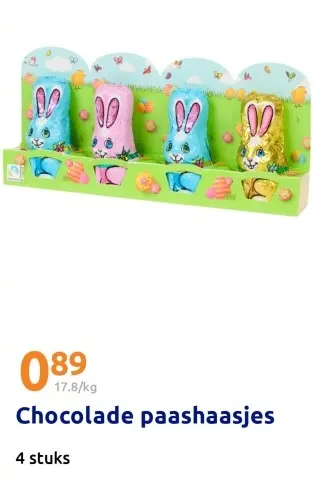 Promotie: Chocolade paashaasjes