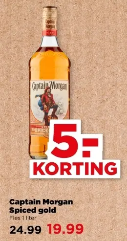 Captain Morgan Spiced gold