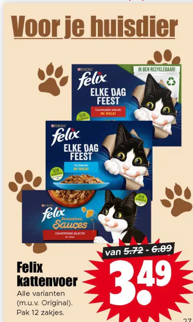 Aanbieding: Kattenvoer