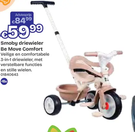 Promotie: Be Move Comfort driewieler