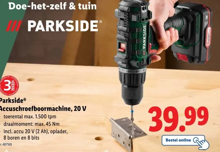 Aanbieding: Accuschroefboormachine