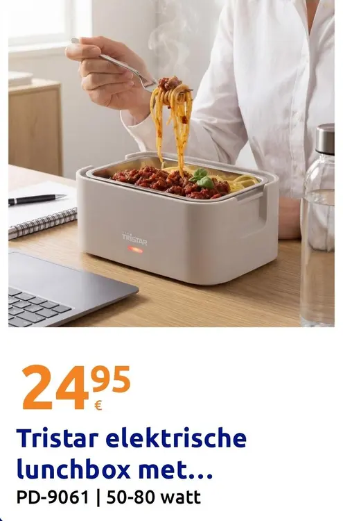 Aanbieding: Tristar elektrische lunchbox met...