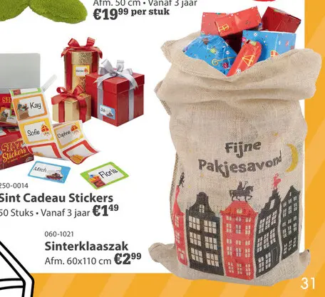 Aanbieding: Sinterklaaszak