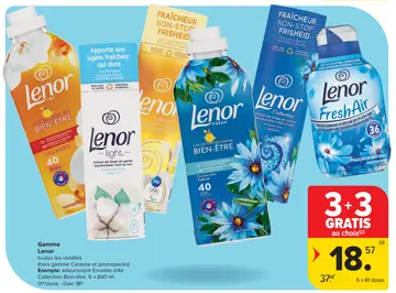 Offre: Lenor adoucissant Envolée d'Air Collection Bi