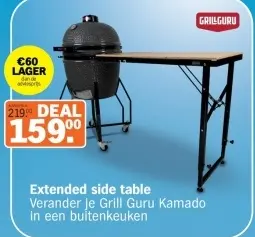 Aanbieding: Extended side table