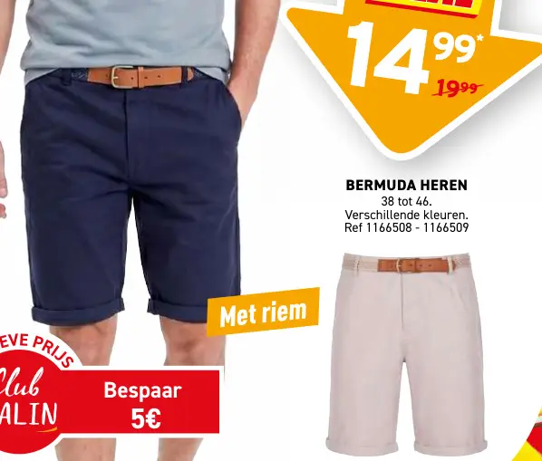 Promotie: Bermuda heren