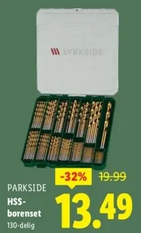 Aanbieding: PARKSIDE HSS-borenset