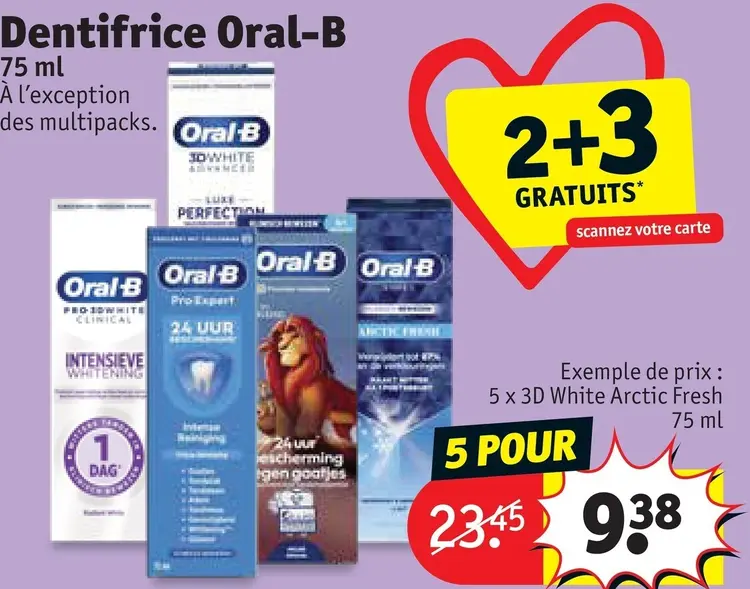 Offre: Dentifrice