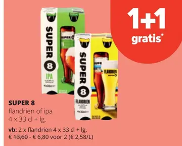 Aanbieding: SUPER 8 flandrien of ipa