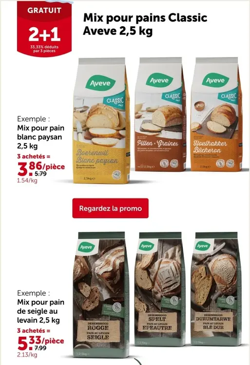 Offre: Mix pour pains Classic