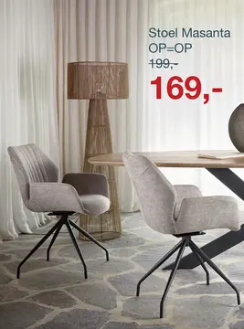 Aanbieding: Stoel Masanta