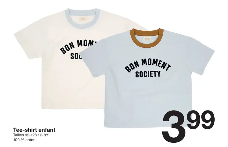 Offre: Tee-shirt enfant