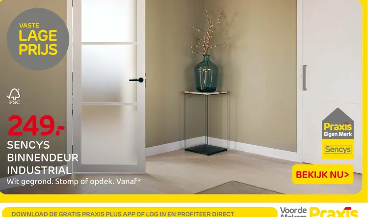 Aanbieding: Sencys binnendeur industrial