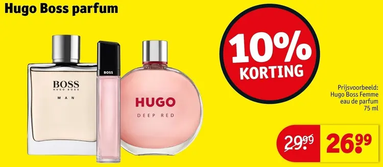 Promotie: Hugo Boss parfum
