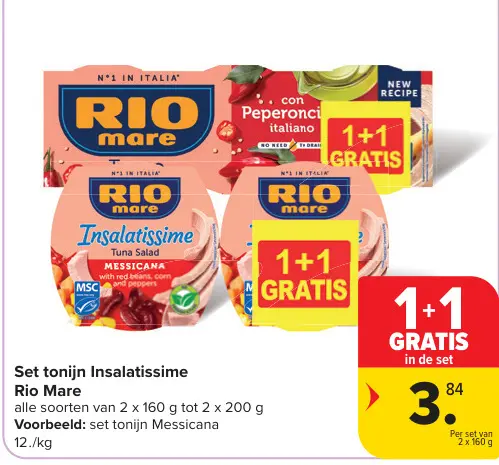 Promotie: Set tonijn Insalatissime