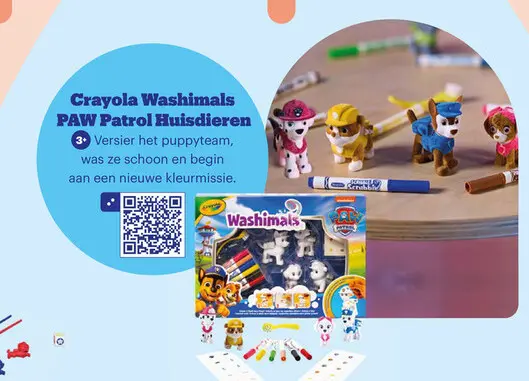 Aanbieding: Crayola Washimals PAW Patrol Huisdieren