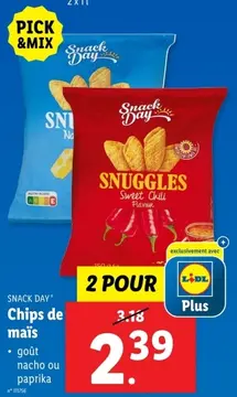 Offre: Chips de maïs