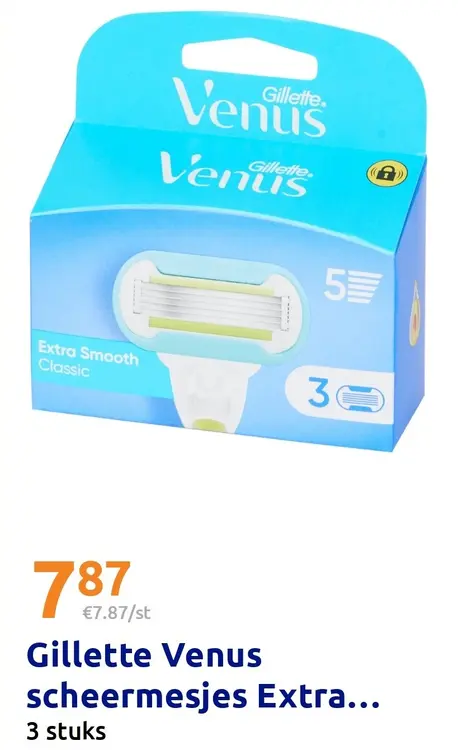 Aanbieding: Gillette Venus scheermesjes Extra smooth