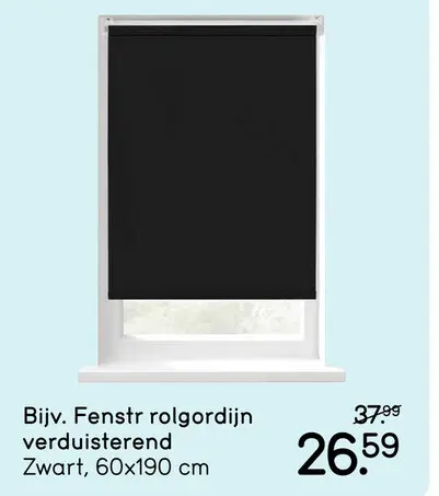 Aanbieding: Fenstr rolgordijn verduisterend