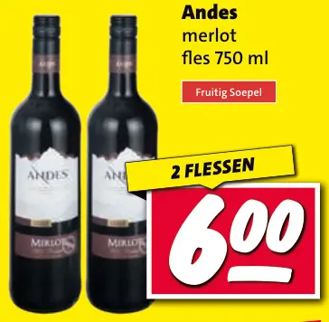 Aanbieding: Andes merlot