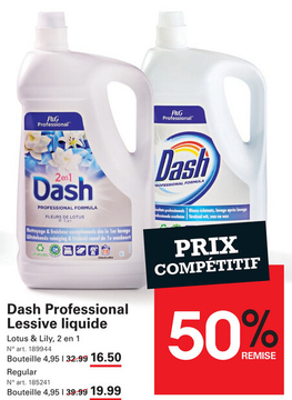 Offre: Dash Professional Lessive liquide