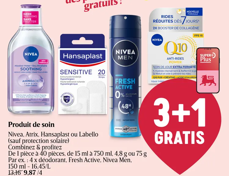 Offre: Produit de soin