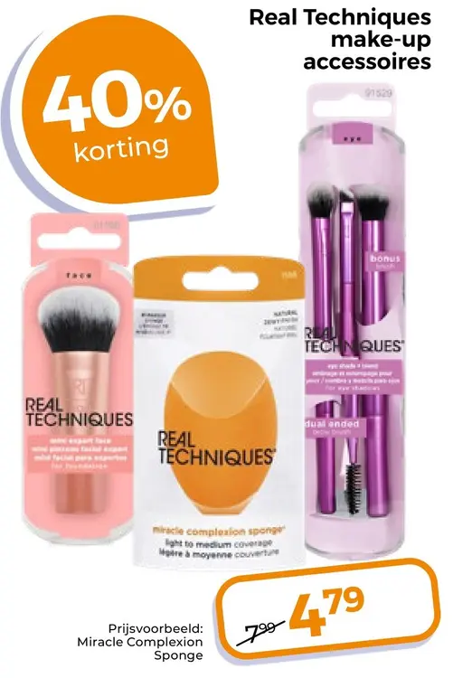 Aanbieding: Real Techniques make-up accessoires