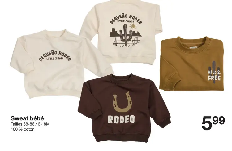 Offre: Sweat bébé
