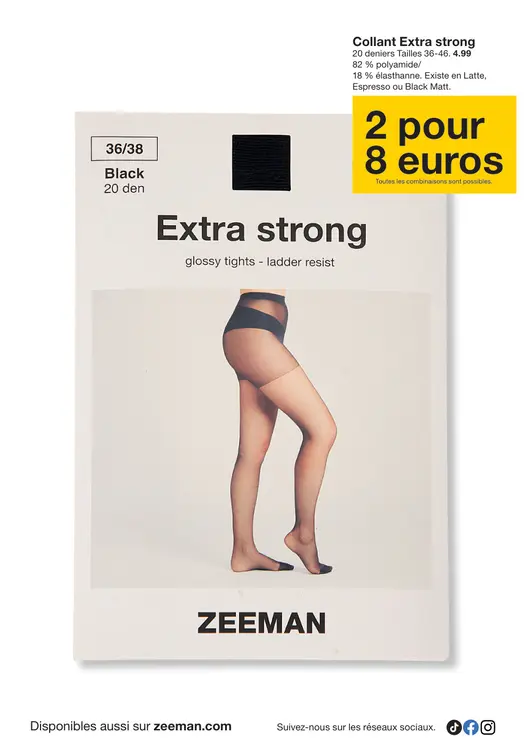 Offre: Collant Extra strong