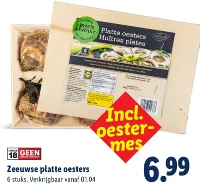 Aanbieding: Zeeuwse platte oesters