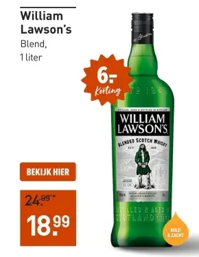 Aanbieding: William Lawson's