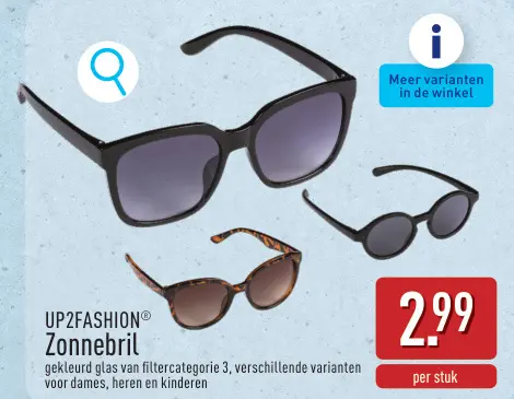 Promotie: Zonnebril