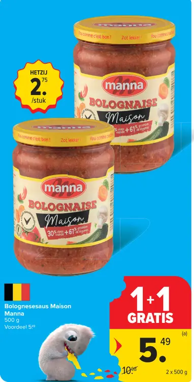 Promotie: Bolognesesaus Maison