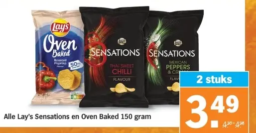 Aanbieding: Sensations en Oven Baked
