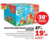 Offre: POMPOTES SANS SUCRES AJOUTES MATERNE