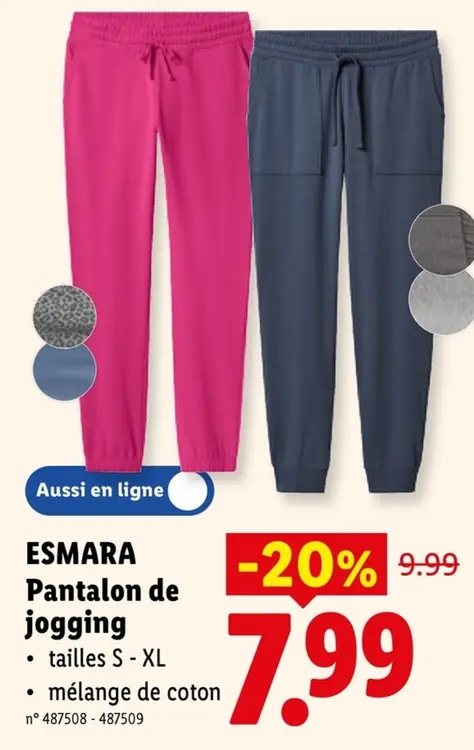 Offre: Pantalon de jogging