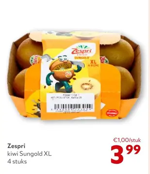 Aanbieding: Zespri kiwi Sungold XL