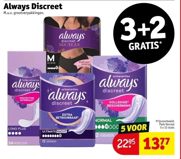 Aanbieding: Always Discreet