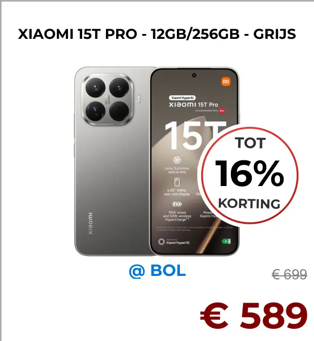 Aanbieding: Xiaomi 15t pro