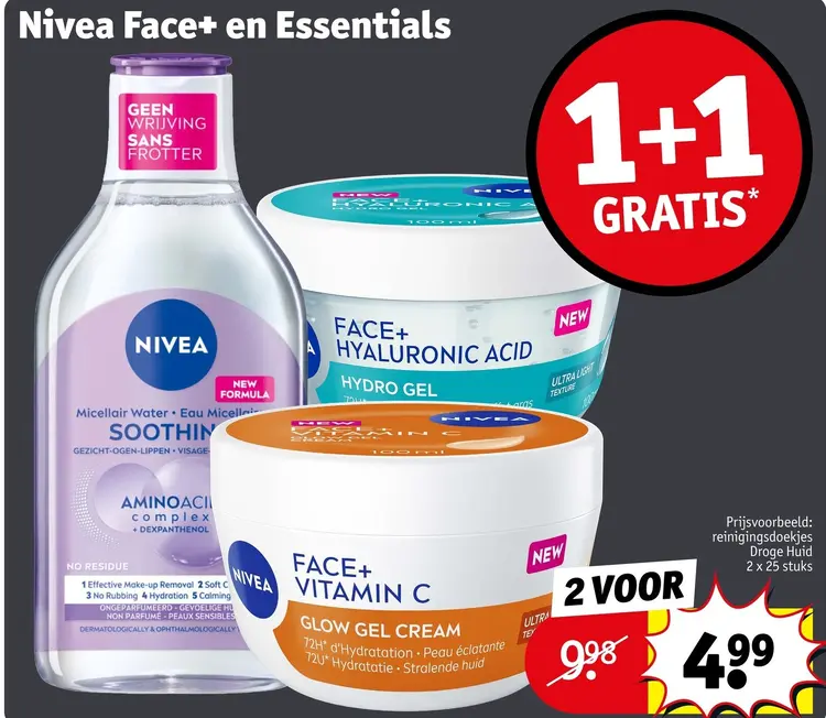 Aanbieding: Face+ en Essentials